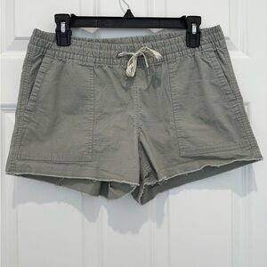 Vuori Sage Green Shorts with Drawstring Waist